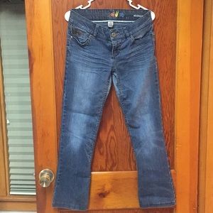 Skinny boot cut jeans